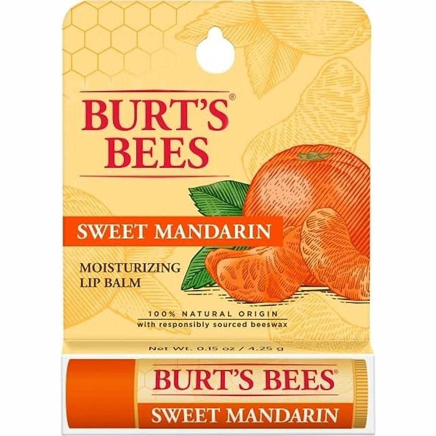 Burt's Bees Moisturising Lip Balm Sweet Mandarin 4.25g BURT'S BEES