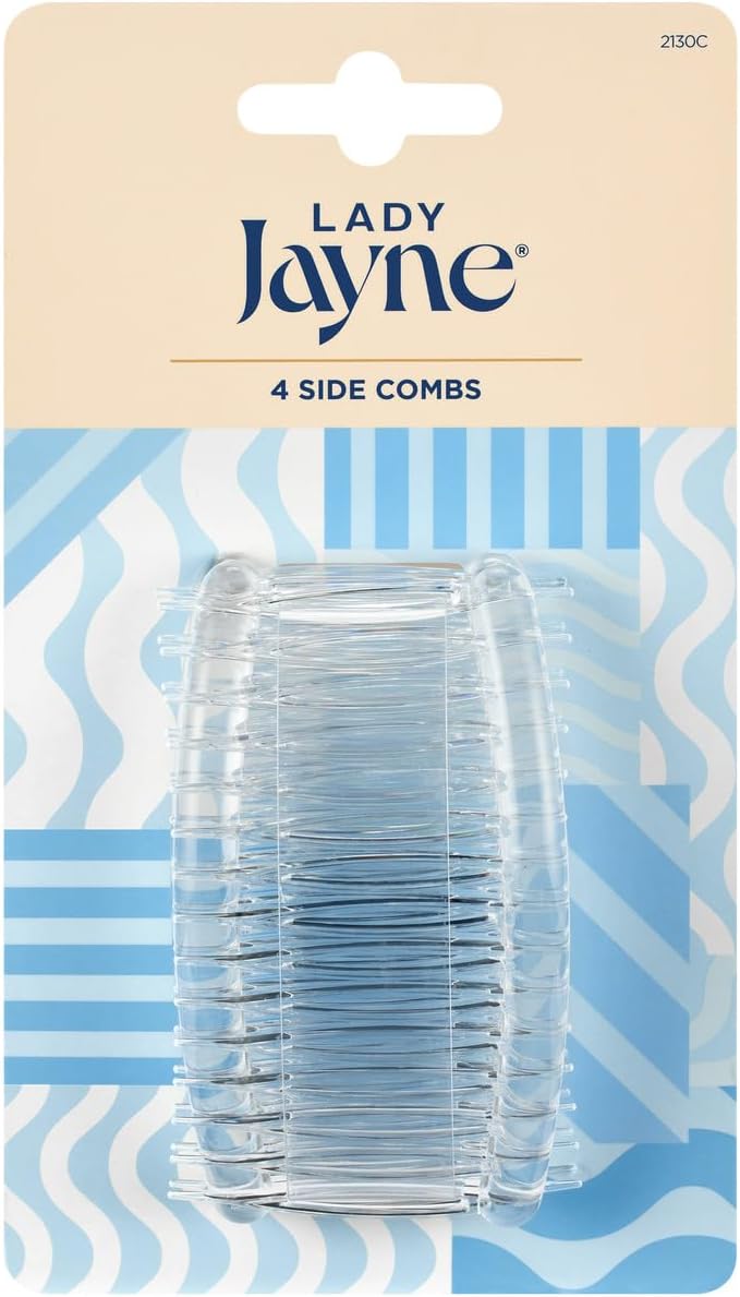 Lady Jayne Crystal Side Combs 4 Pack