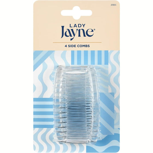 Lady Jayne Crystal Side Combs 4 Pack