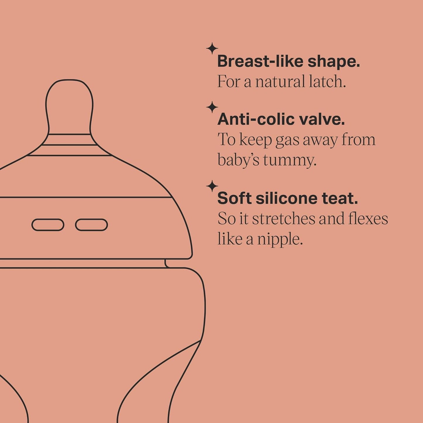 Tommee Tippee NATURAL START 1X 260ML BOTTLE