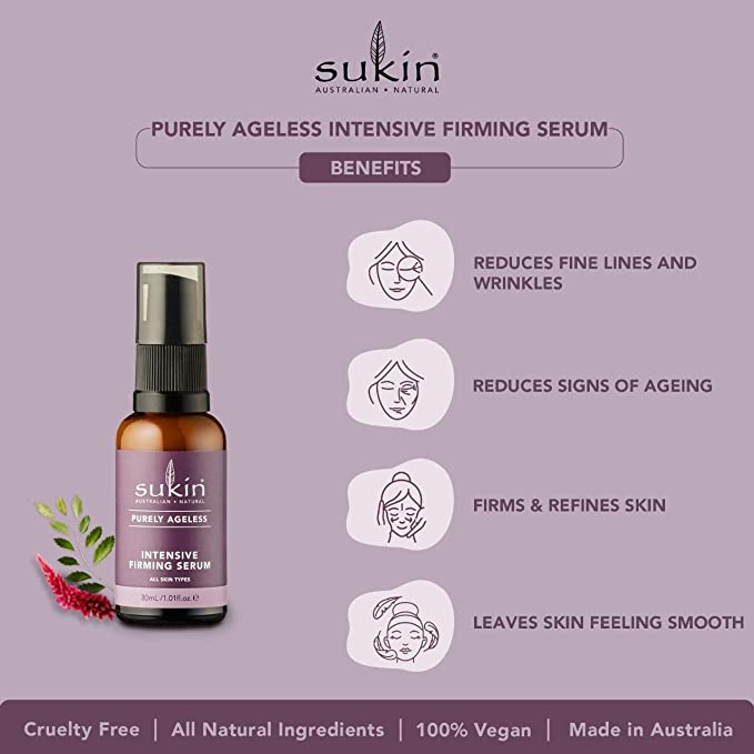 Sukin Purely Ageless Intensive Firming Serum 30ml - Cutprice Online