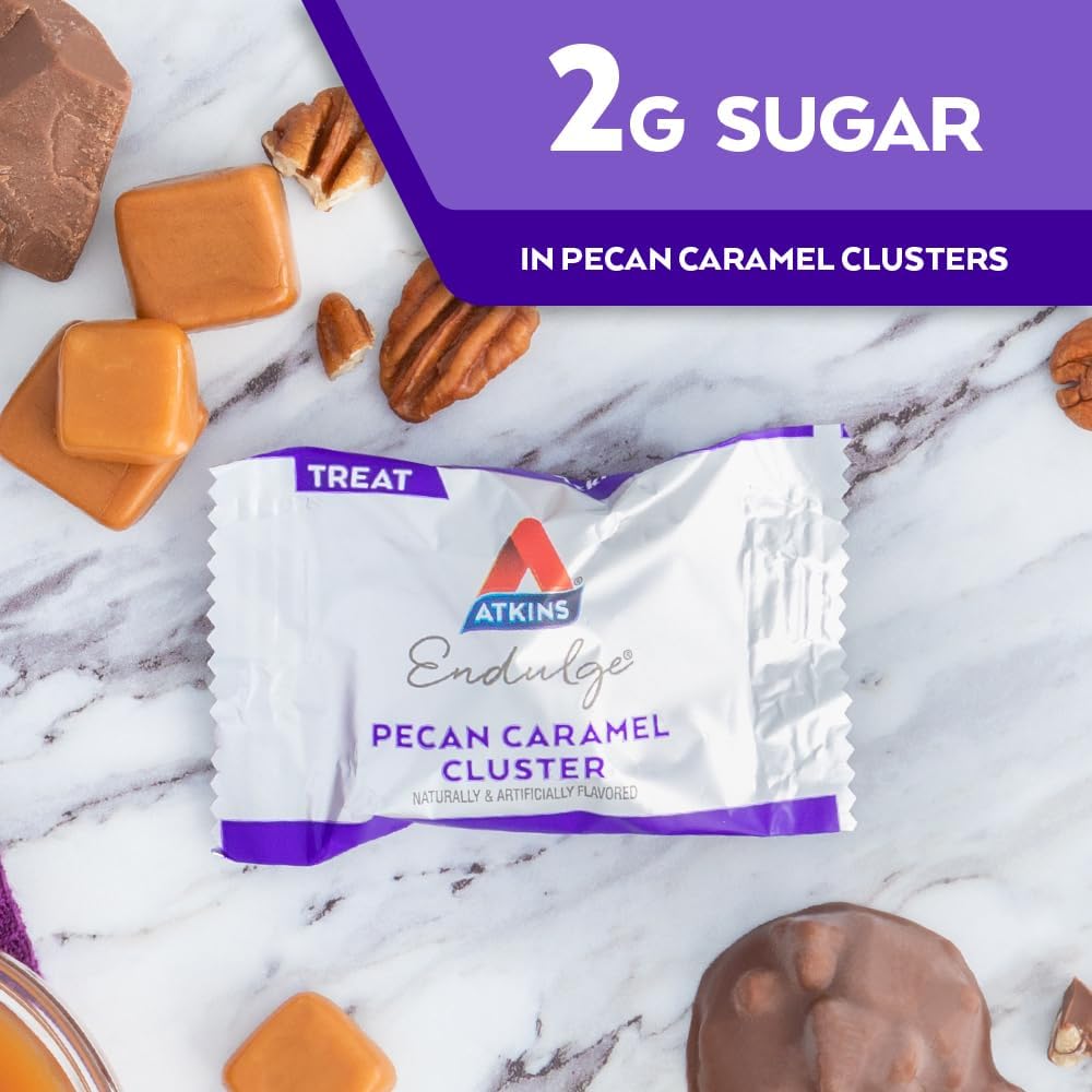 Atkins Pecan Caramel Clusters 10pk