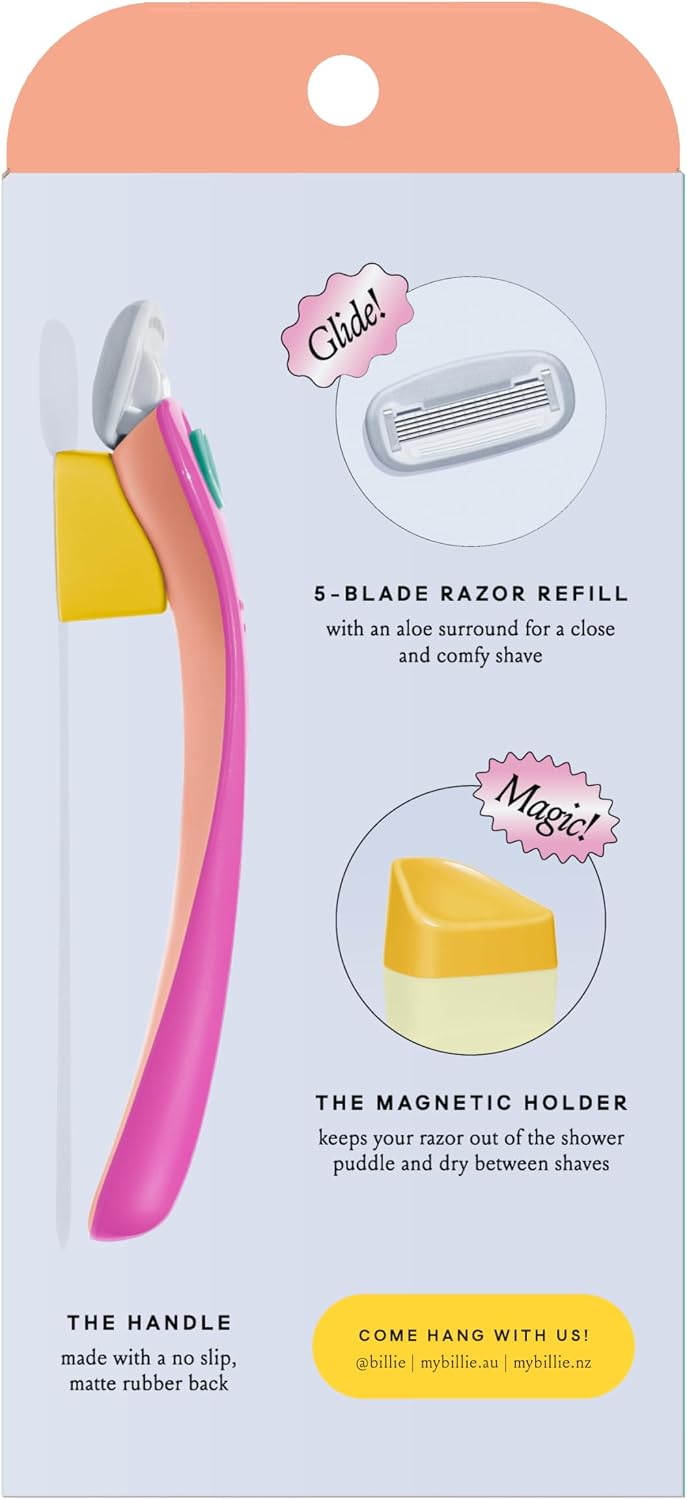 Billie 5 Blade Malibu Starter Kit Razor