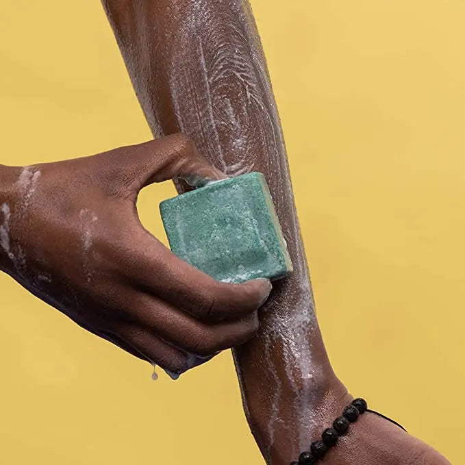 ETHIQUE Solid Body Polish Bar Lime & Ginger 110g ETHIQUE