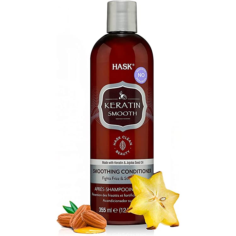 Hask Keratin Protein Smoothing Conditioner 355ml - Cutprice Online