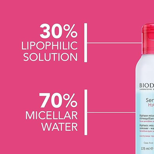 Bioderma Sensibio H2O Eye Biphasic Micellar Waterproof Makeup Remover 125ml - Cutprice Online