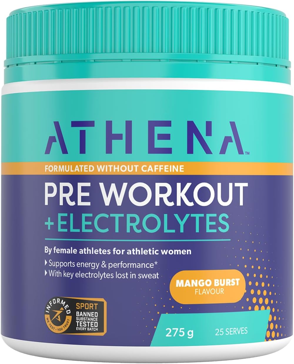 Athena Pre Workout+ele Mango Brst 275g