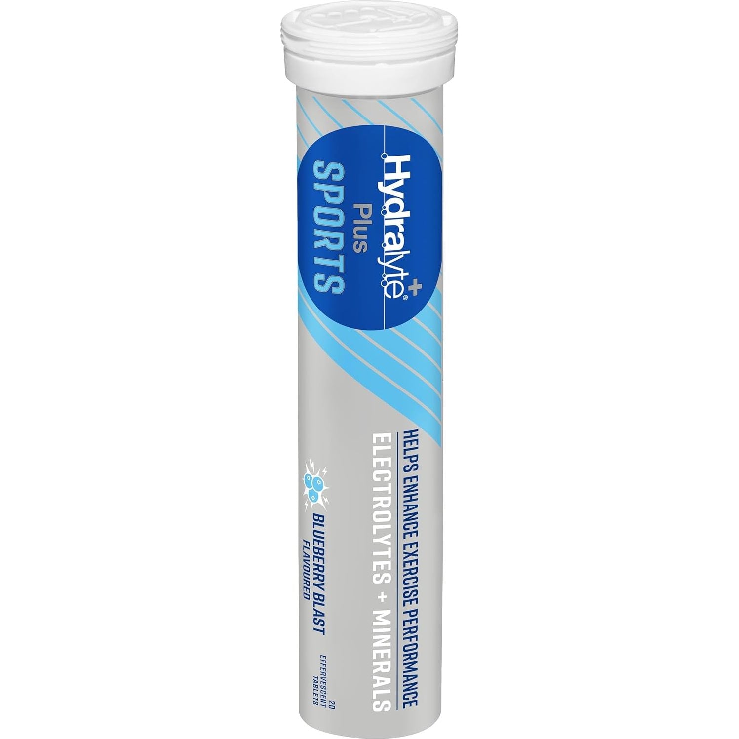 Hydralyte Plus Sport Effervescent Blueberry Blast 20 Tablet