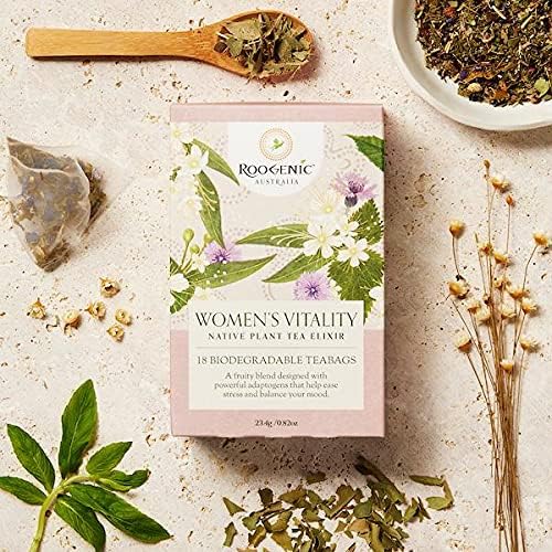 Roogenic Australia Women's Vitality (Native Plant Tea Elixir) x 18 Tea Bags - Cutprice Online