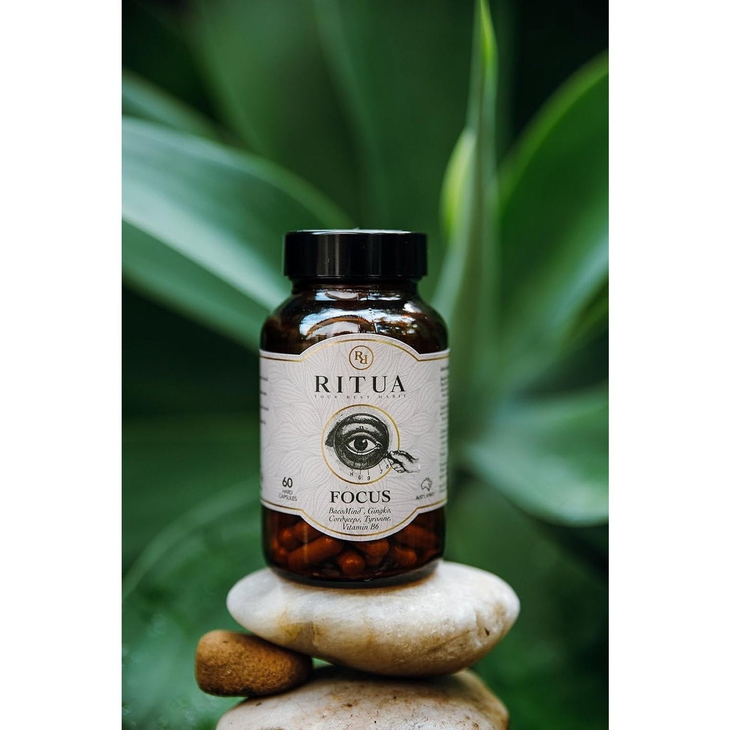 RITUA FOCUS BacoMind Ginko Cordyceps Tyrosine B6 60 Caps - Cutprice Online