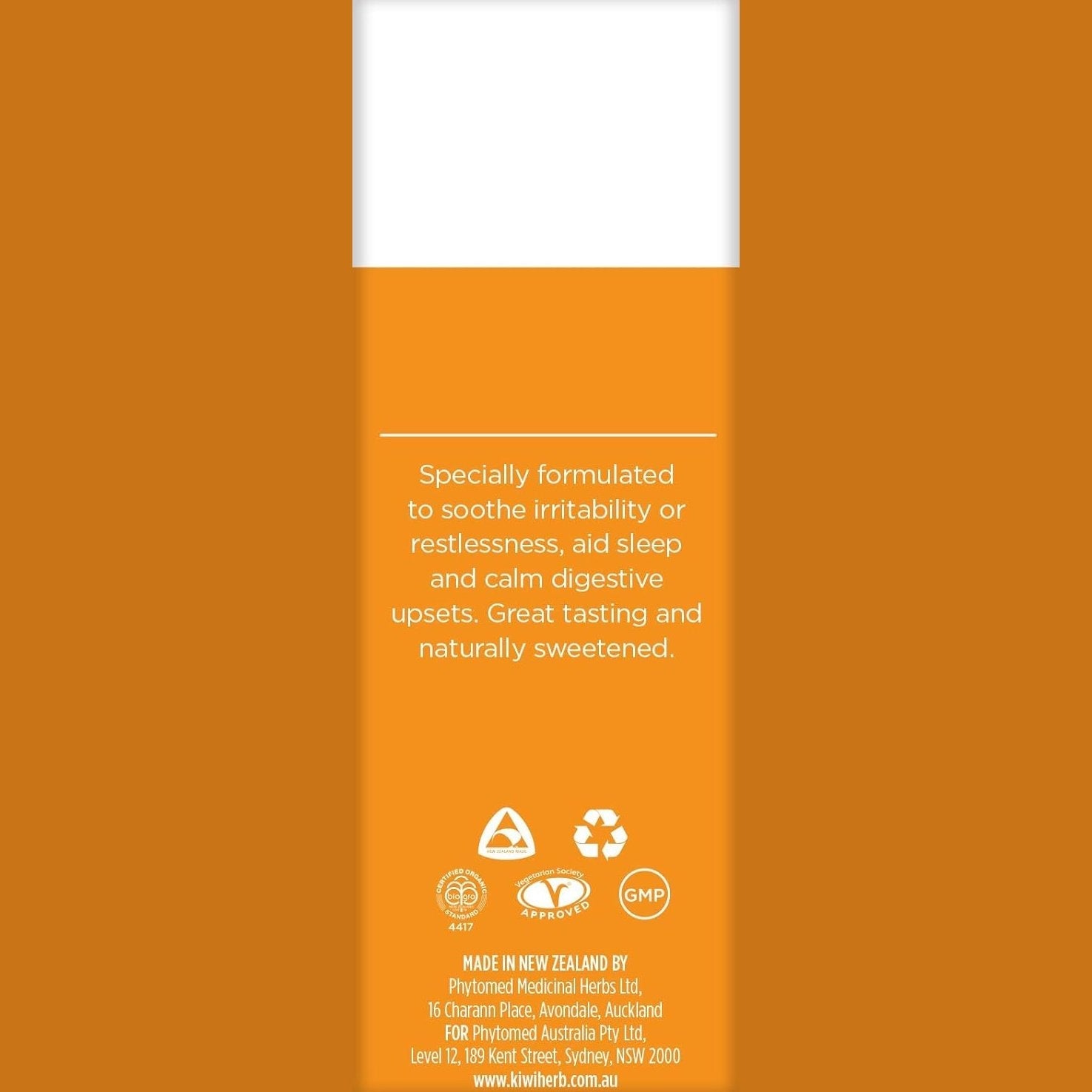 Kiwiherb Organic Kid's Calm Oral Liquid 100ml - Cutprice Online