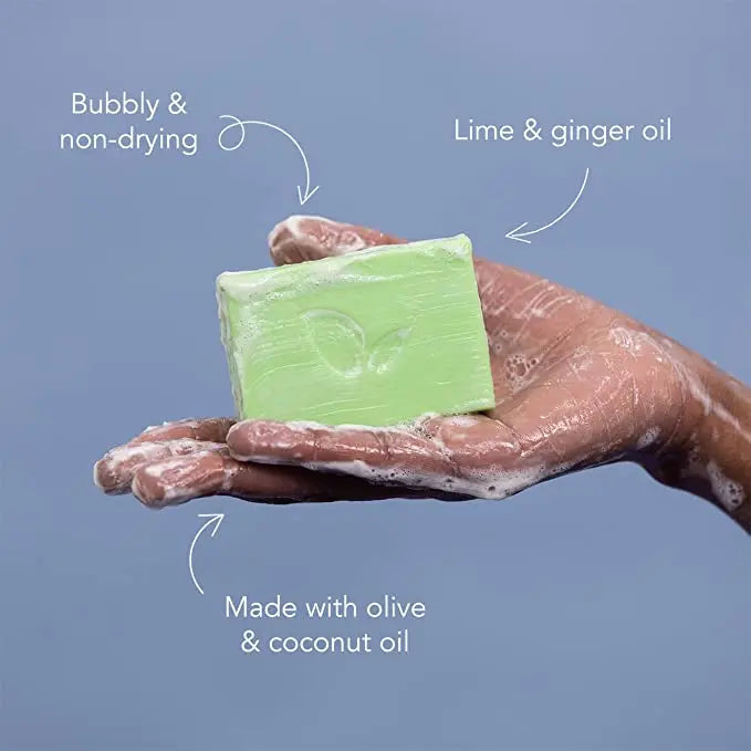 ETHIQUE Solid Bodywash Bar Lime & Ginger 120g ETHIQUE
