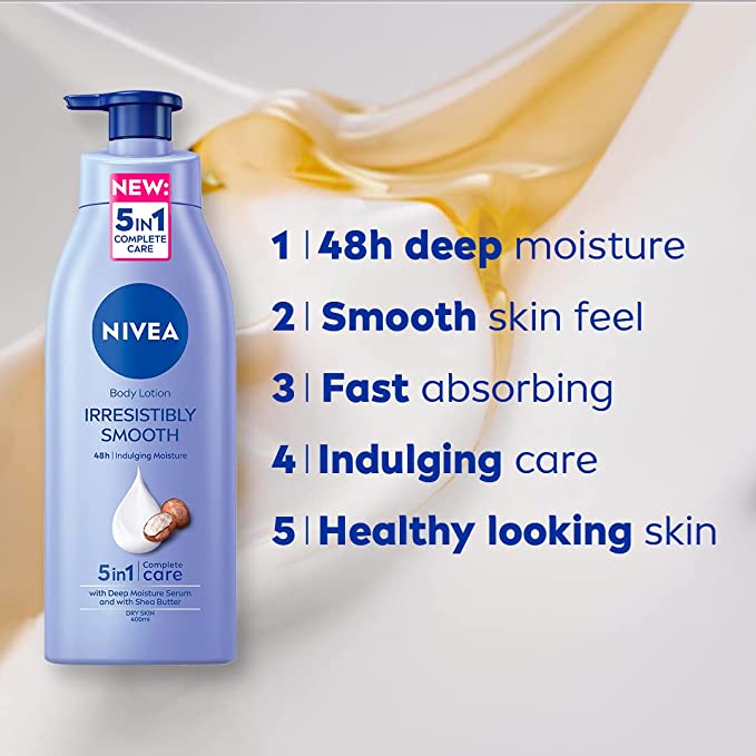 Nivea Body Irresistibly Smooth 400ml - Cutprice Online