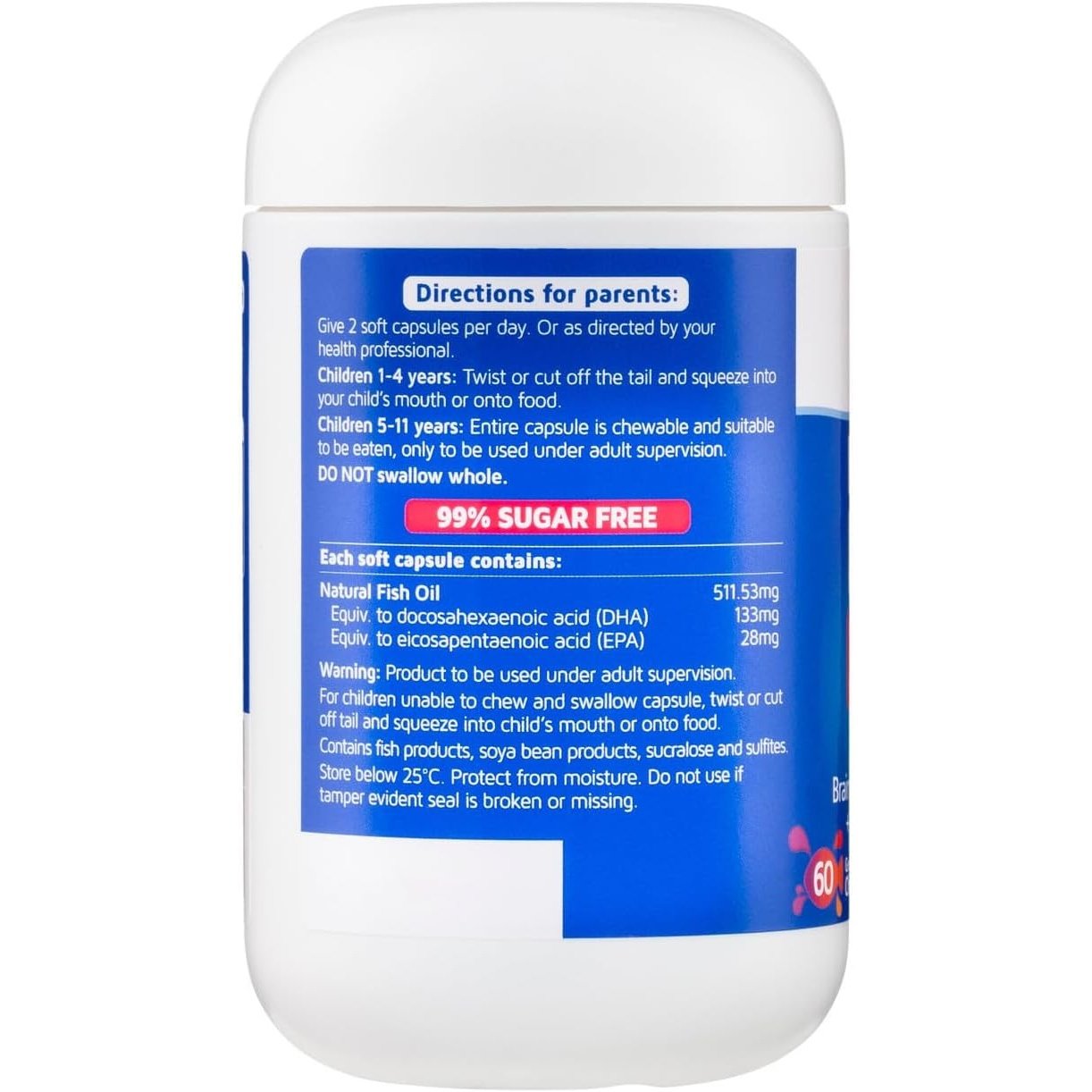 Nature's Way Kids Smart Chewable Omega 3 Fish Oil Trio 60 Pack - Cutprice Online