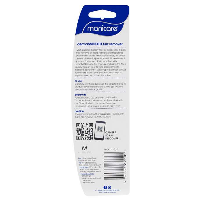 Manicare Derma Fuzz Remover 2pk