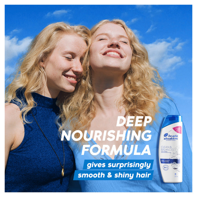 Head & Shoulders Clean & Balanced Anti Dandruff Shampoo for Clean Scalp 660ml