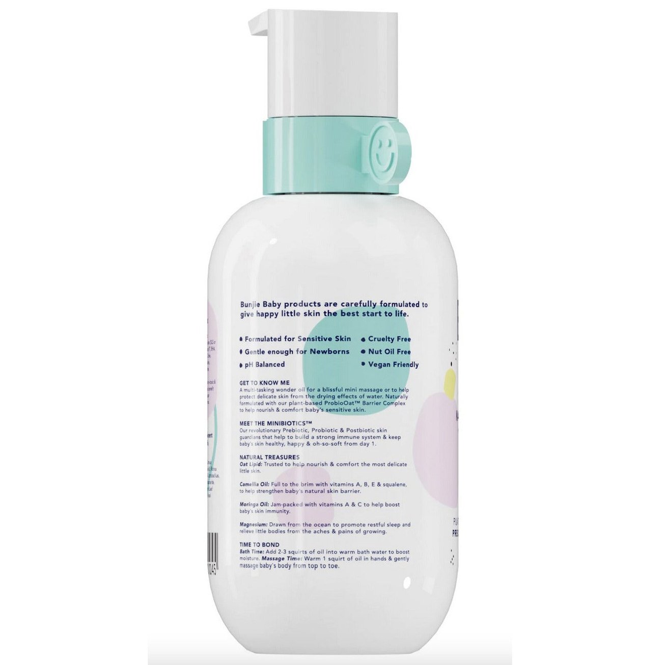 Bunjie Baby Massage & Bath Oil 165ml Bunjie