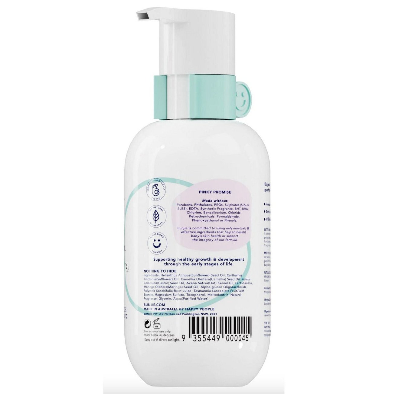 Bunjie Baby Massage & Bath Oil 165ml Bunjie