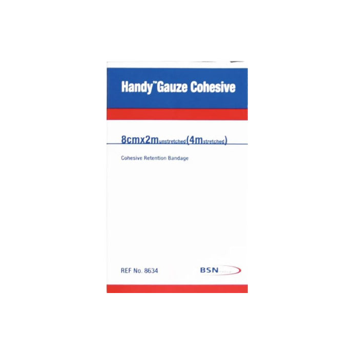 Handy Handygauze Cohesive Retention Bandages 8cm X 2m 1 Each