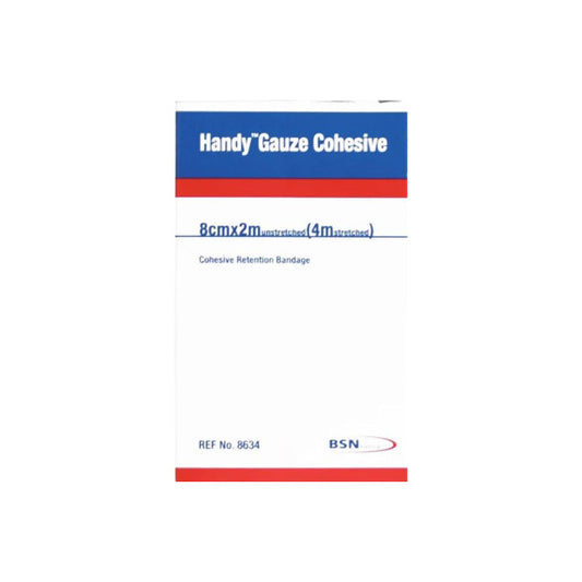 Handy Handygauze Cohesive Retention Bandages 8cm X 2m 1 Each