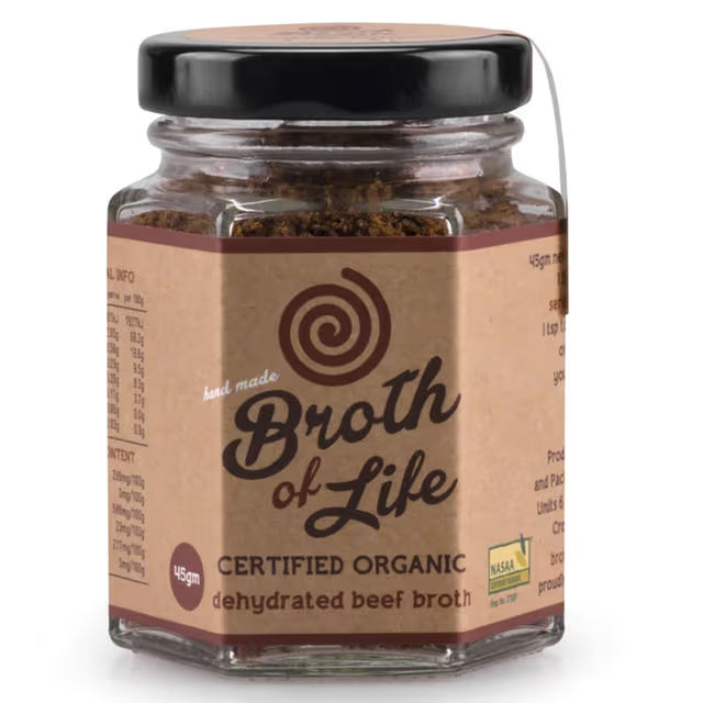 Broth Of Life Organic Dehydrated Beef Broth Jar 45G - Cutprice Online