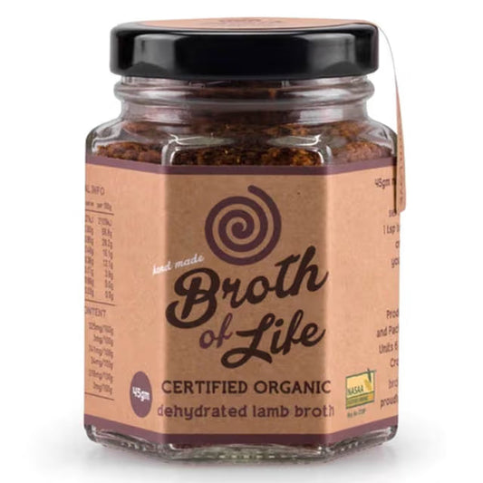 Broth Of Life Organic Dehydrated Lamb Broth Jar 45G - Cutprice Online