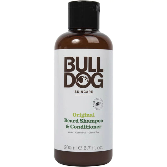 Bulldog Skincare for Men Original Beard Shampoo & Conditioner 200ml - Cutprice Online