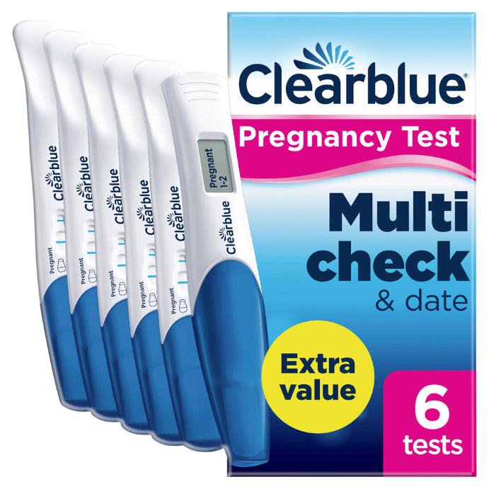 Clearblue Pregnancy Test Multi-check Combo 6 Pack - Cutprice Online