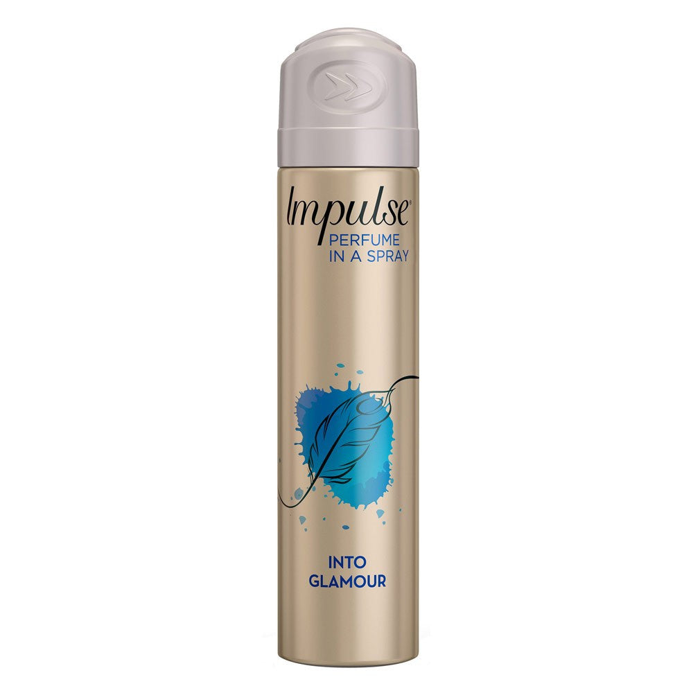 Impulse Body Spray Aerosol Deodorant Into Glamour 75ml - Cutprice Online