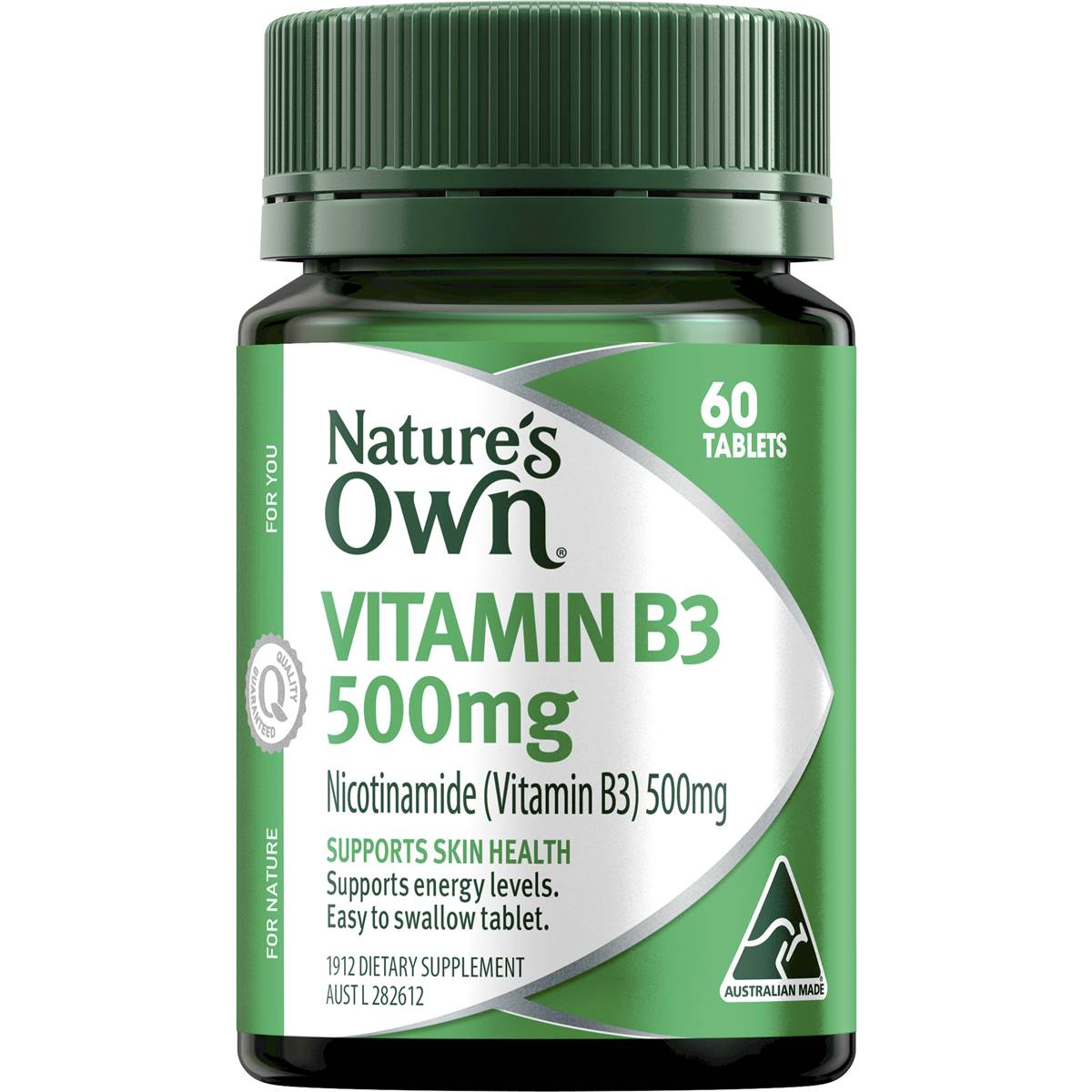Nature's Own Vitamin B3 500mg 120 Tablets - Cutprice Online