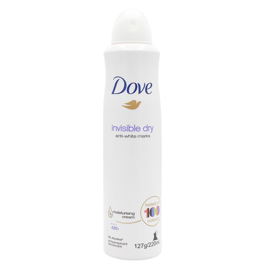 Dove Antiperspirant Aerosol Invisible Dry Deodorant 220 ml - Cutprice Online