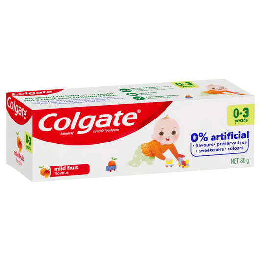 Colgate Kids Toothpaste 0-3 Years 80g Mild Fruit Flavour - Cutprice Online
