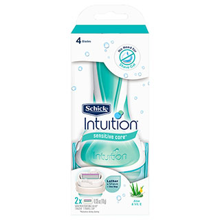 SCHICK INTUITION KIT PLUS SENS WOMEN RAZOR - Cutprice Online
