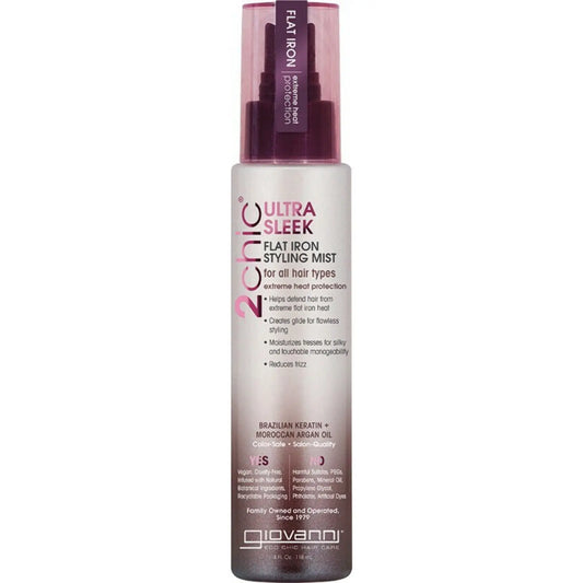 GIOVANNI Styling Mist Flat Iron - 2chic Ultra-Sleek (All Hair) 118ml GIOVANNI
