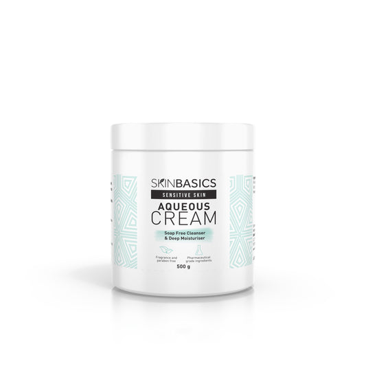 Skin Basics Aqueous Cream BP Soap-Free Cleanser 500g (Jar) - Cutprice Online