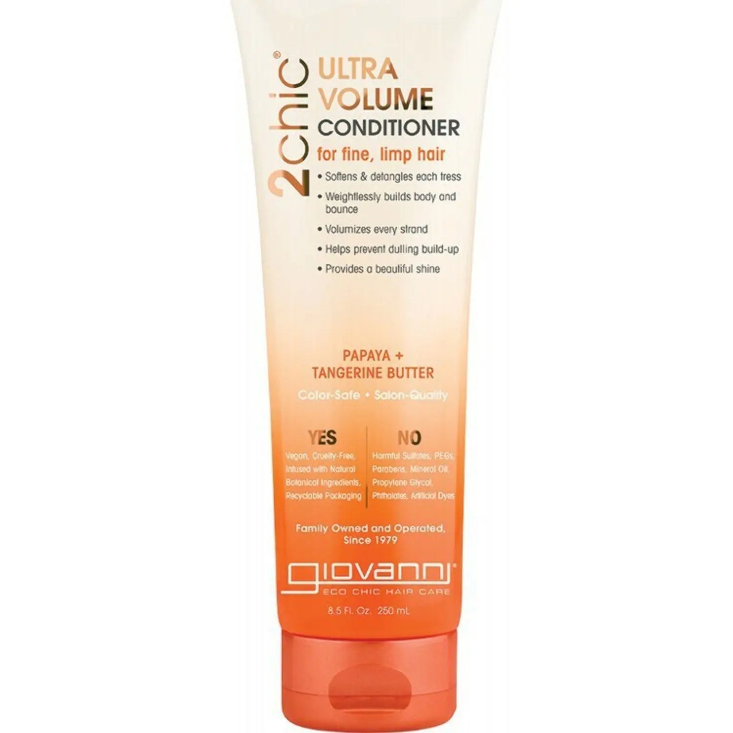 GIOVANNI Conditioner - 2chic Ultra-Volume (Fine, Limp Hair) 250ml GIOVANNI