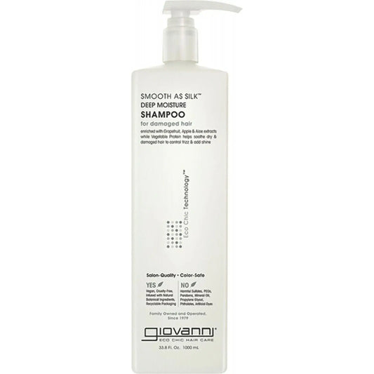 GIOVANNI Shampoo Smooth As Silk (Damaged Hair) 1L GIOVANNI