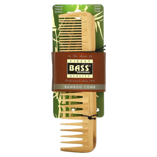 Bass Brushes Bamboo Comb Pocket Size - Fine Tooth 1 BASS BRUSHES