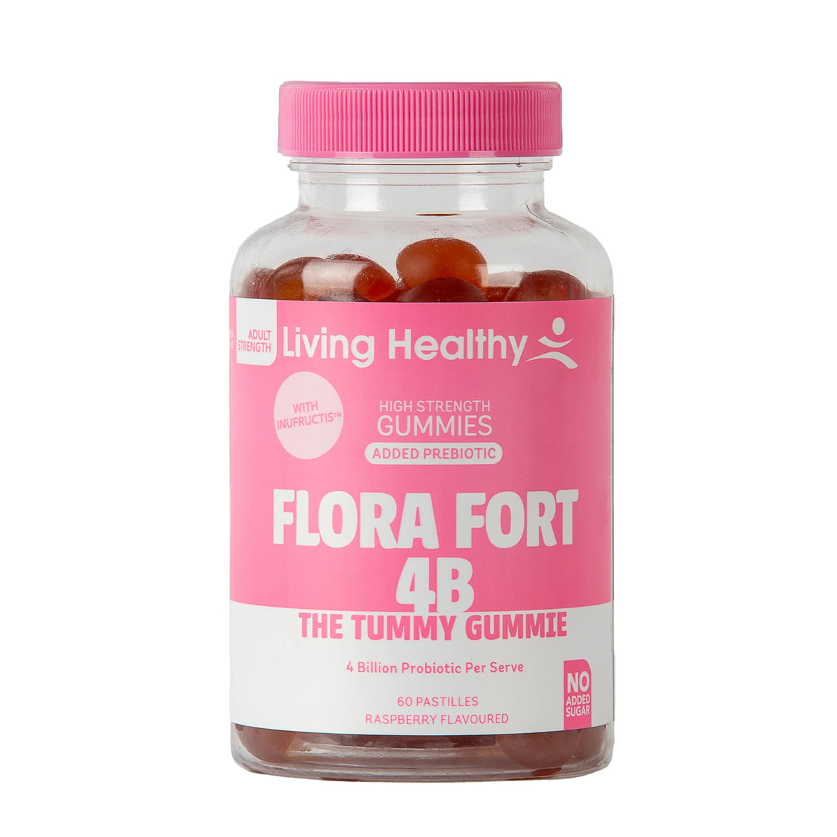 Living Healthy Gummies Flora Fort 4B 60 Pastilles