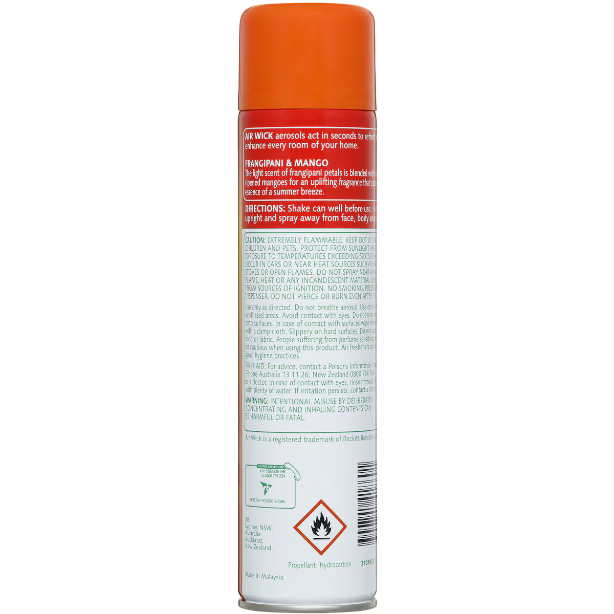 Air Wick Freshener Spray Frangipani & Mango 237g