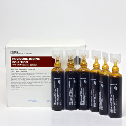 Povidone-iod Steri 10% 30ml Pack of 30