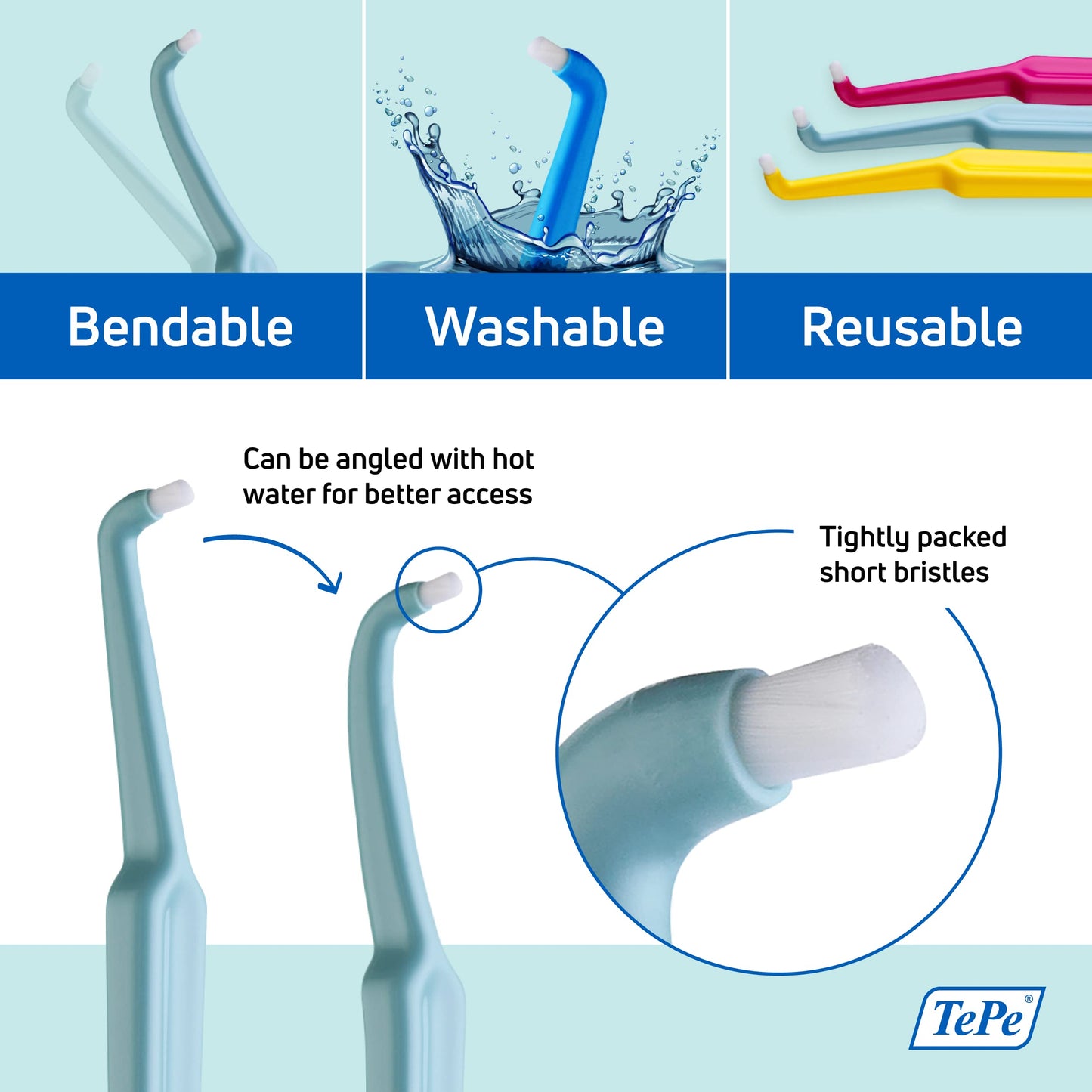 Tepe Compact Tuft Single Toothbrush - Cutprice Online