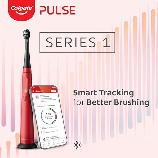 Colgate Electric Toothbrush Series 1 Pulse Whitening Red - Cutprice Online