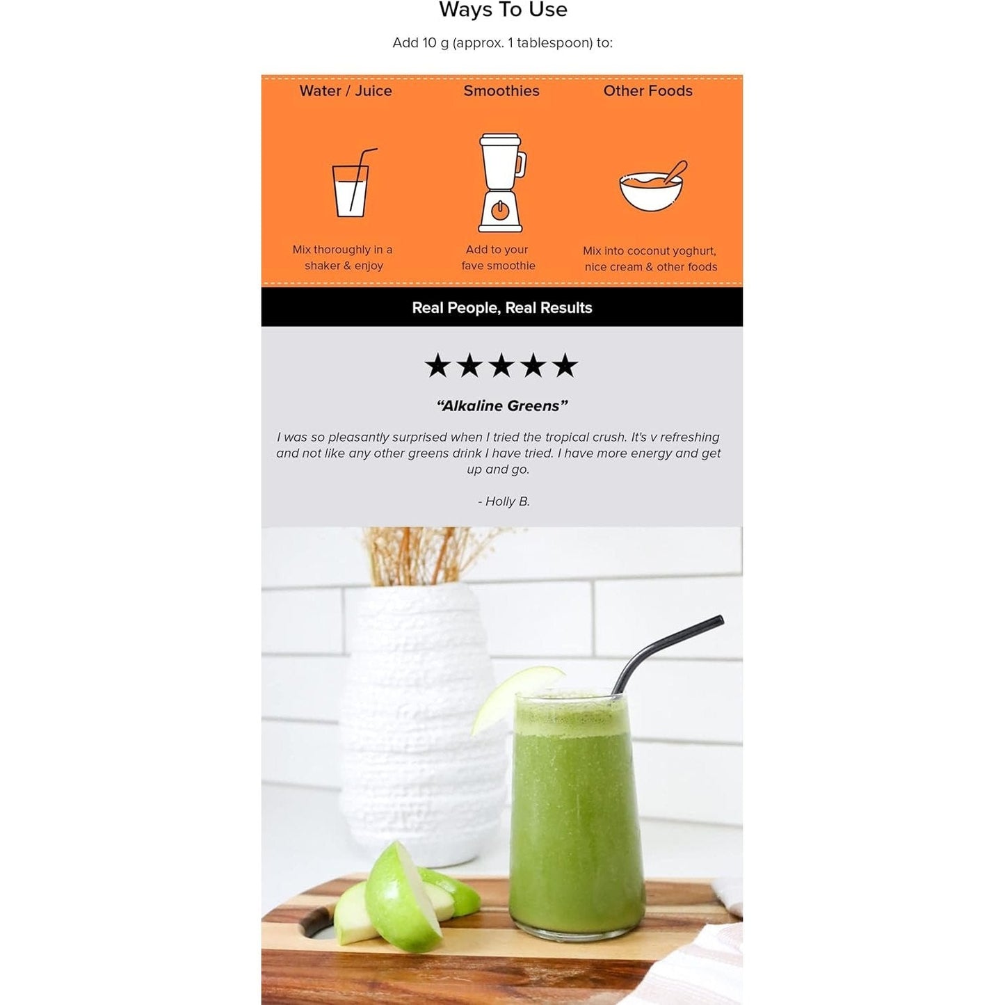 Morlife Alkalising Greens Tropical Crush 200g - Cutprice Online