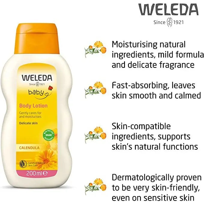 WELEDA Calendula Body Lotion Baby 200ml WELEDA