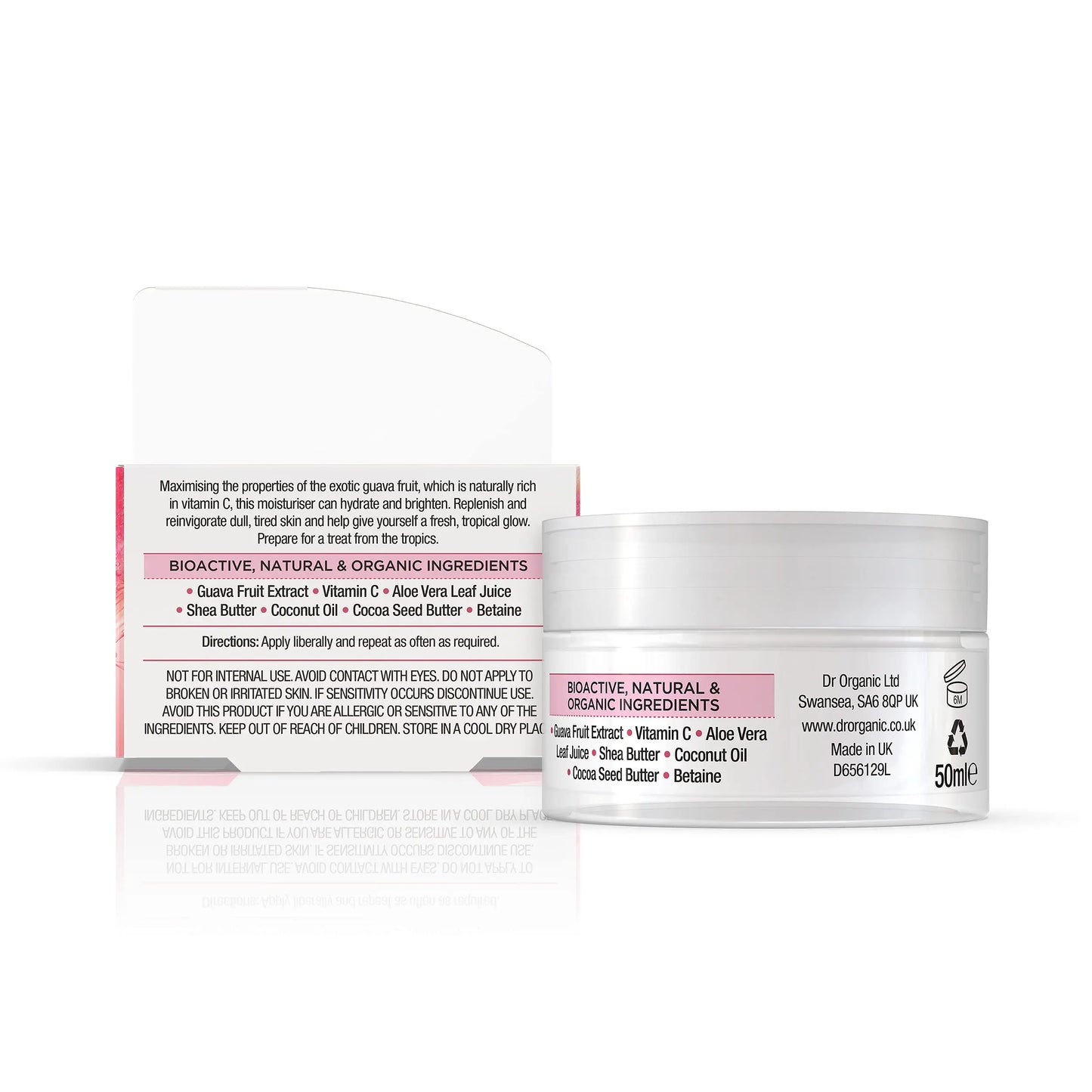 DR ORGANIC Gel Moisturiser Organic Guava 50ml DR ORGANIC