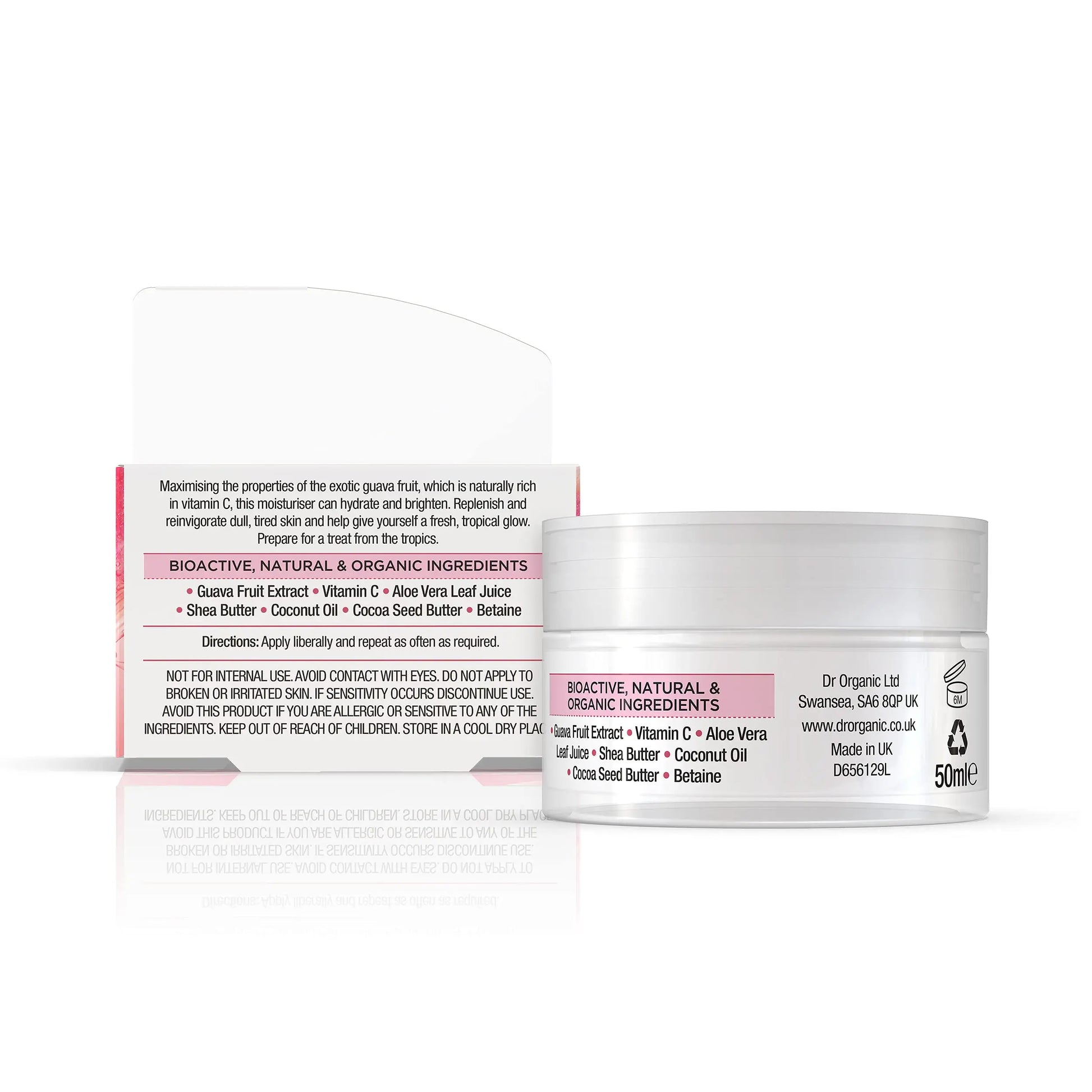 DR ORGANIC Gel Moisturiser Organic Guava 50ml DR ORGANIC
