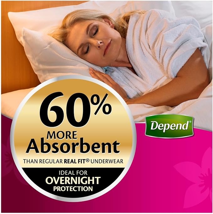 Depend Women Real Fit Underwear Super Medium 8 Pack