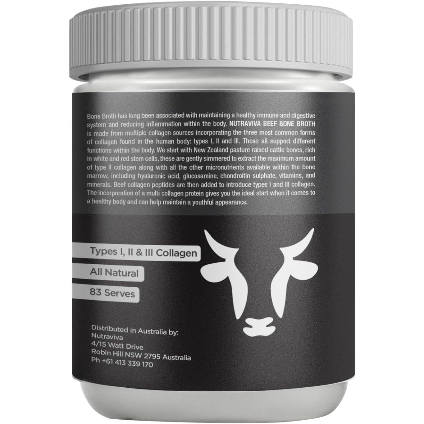 Nutraviva (NesProteins) Bone Broth Original Beef 250g - Cutprice Online