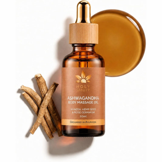 Holy Sanity Ashwagandha Body Massage Oil 50ML